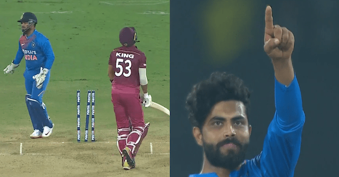 WATCH: Ravindra Jadeja’s street-smart skills get the better of Brandon King during IND vs WI 1st T20I