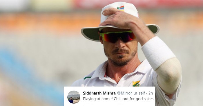 Dale Steyn shuts down an Indian fan for mocking South Africa’s Test win against England at home
