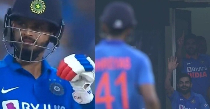 WATCH: Virat Kohli’s hilarious reaction after Shreyas Iyer prematurely celebrates his fifty during Vizag ODI