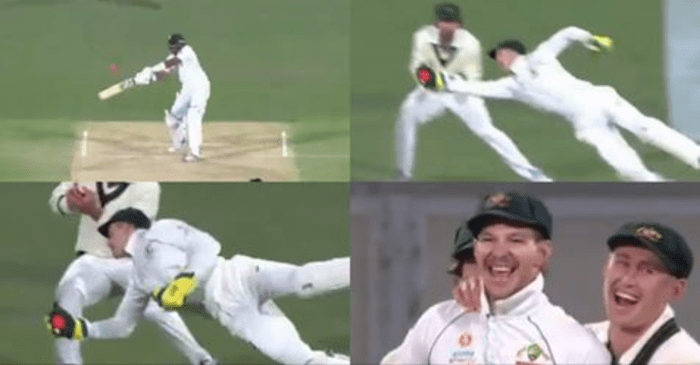 AUS vs PAK 2nd Test: WATCH – Tim Paine flies and takes a screamer to dismiss Iftikhar Ahmed