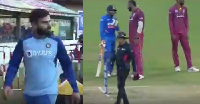 IND vs WI 1st ODI: Virat Kohli miffed after umpire’s late referral to give Ravindra Jadeja run-out