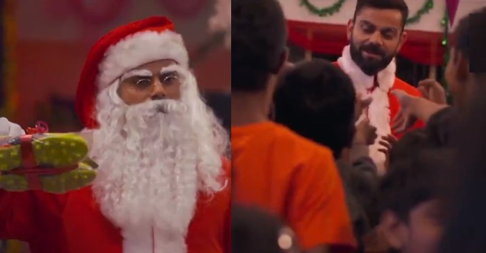 WATCH: Virat Kohli turns Secret Santa for young kids ahead of Christmas 2019