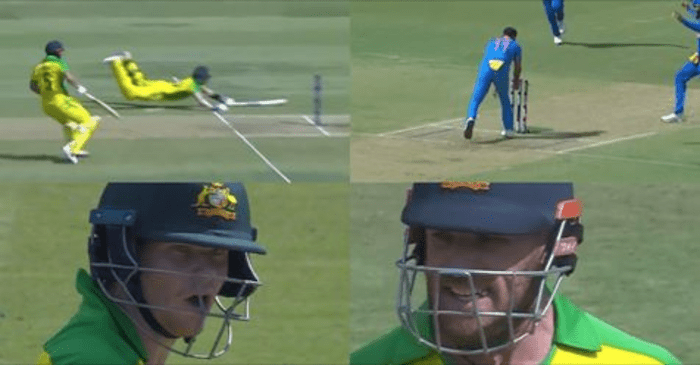 IND vs AUS: Aaron Finch loses cool at Steve Smith after run-out disaster in Bengaluru ODI