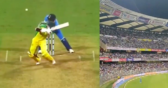 IND vs AUS: WATCH – Fans chant ‘Dhoni.. Dhoni’ after stand-in keeper KL Rahul fails to collect the ball
