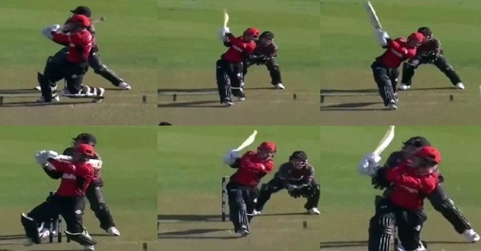 WATCH: Leo Carter hits six sixes in an over off Anton Devcich during Super Smash 2019-20