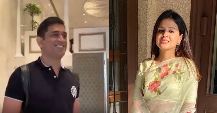 WATCH: Sakshi teases ‘sweetie’ MS Dhoni at the reception of a hotel