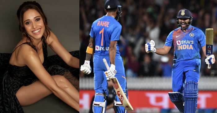 NZ vs IND: Actress Nushrat Bharucha delighted as Rohit Sharma, KL Rahul finish it for India in Super Over