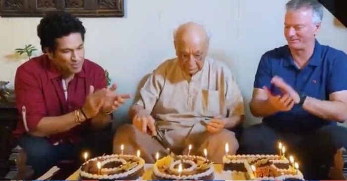 Sachin Tendulkar, Steve Waugh celebrate 100th birthday of India’s oldest living first-class player Vasant Raiji