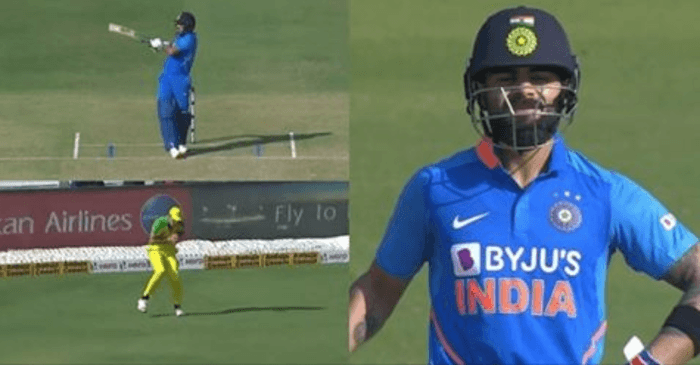 IND vs AUS: WATCH – Virat Kohli disappointed as Shikhar Dhawan misses out a well-deserved ton by just 4 runs