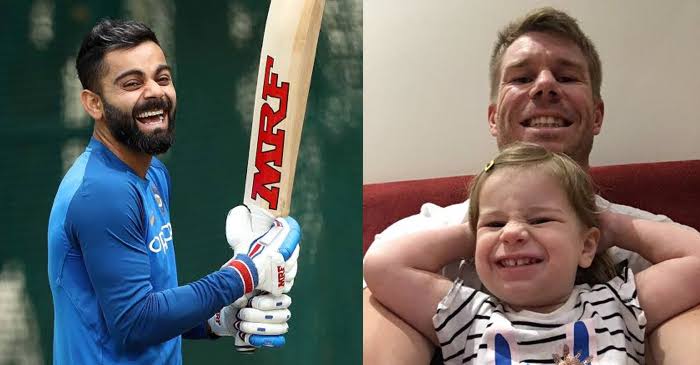 David Warner and Virat Kohli engage in funny banter over a ‘cricket bat’