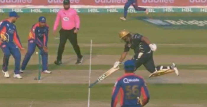 WATCH: Azam Khan becomes the butt of all jokes after his recent act in a PSL match