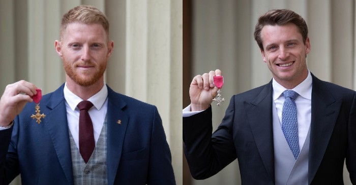 England stars Ben Stokes, Jos Buttler receive honors by the Royal Family