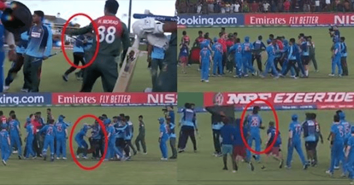 Watch Bangladesh And India Players Involved In Ugly Fight After U19 World Cup Final Crickettimes Com