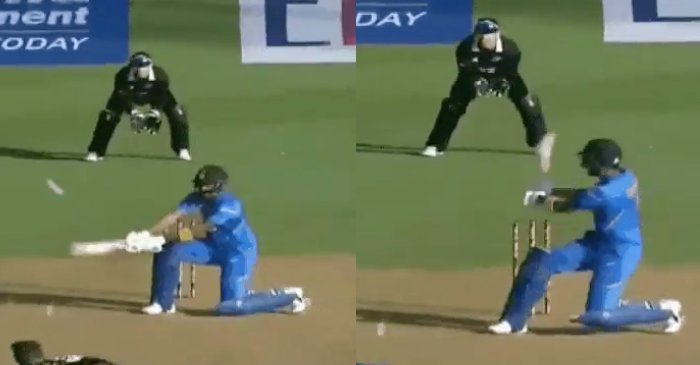 NZ vs IND: KL Rahul leaves commentators speechless with a reverse-flick six off James Neesham