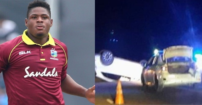 West Indies pacer Oshane Thomas injured after a vehicle mishap