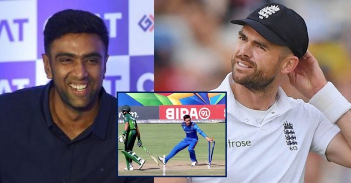 Ravichandran Ashwin reacts hilariously to James Anderson’s request of removing ‘Mankad’ law from ICC