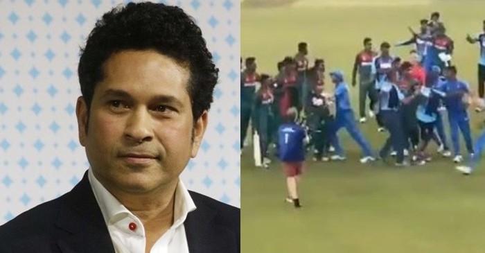 Sachin Tendulkar breaks silence on the 2020 ICC U19 World Cup final fight