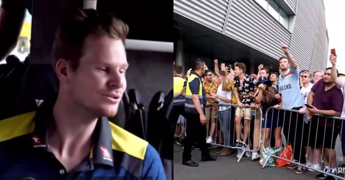 Cricket Australia unveil unprecedented footage of unruly English fans hurling abuses at their squad