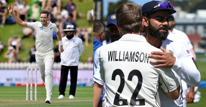 NZ vs IND: Tim Southee, Trent Boult rips through India as hosts win their 100th Test