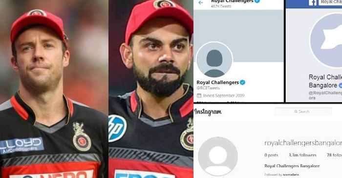 IPL 2020: Virat Kohli, AB de Villers reacts after RCB deletes profile and cover pictures from social media