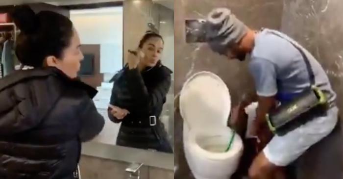 Hilarious video! Shikhar Dhawan washes clothes, cleans toilet while his wife Ayesha puts on the make-up