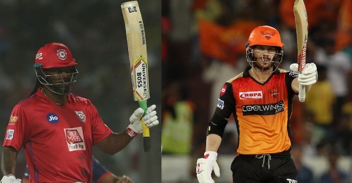 SRH, KXIP engage in a banter over the most destructive opener between Chris Gayle and David Warner