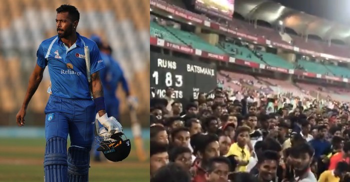 WATCH: Fans go berserk after Hardik Pandya’s destructive show; invade pitch during DY Patil T20 contest