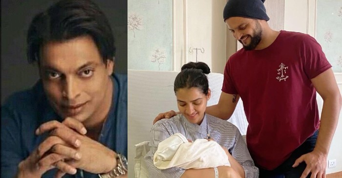 Shoaib Akhtar and other cricket stars congratulate Suresh Raina on becoming a father again