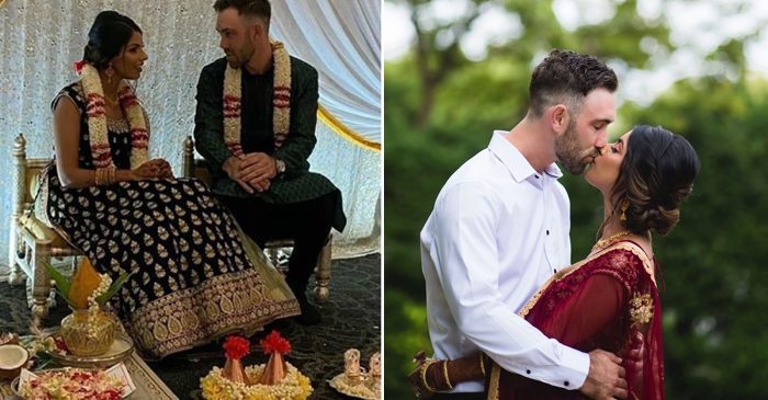 Photos & Video: Glenn Maxwell and Vini Raman celebrate their engagement in traditional Indian style