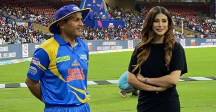 Road Safety World Series: Virender Sehwag reacts hilariously after Sachin Tendulkar elects to bowl first yet again