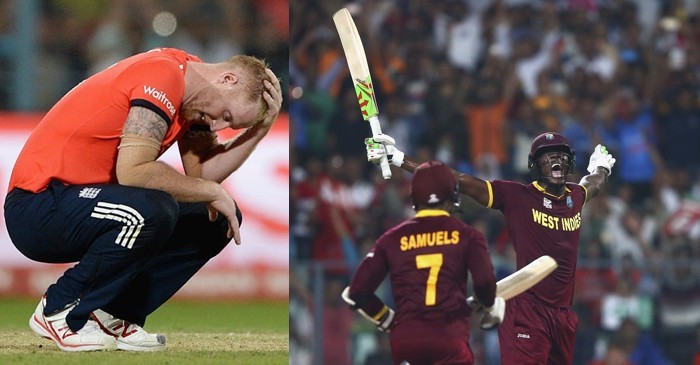 WATCH – Today in 2016: Carlos Brathwaite smoked Ben Stokes for four  successive sixes to hand West Indies their second T20 World Cup |  CricketTimes.com