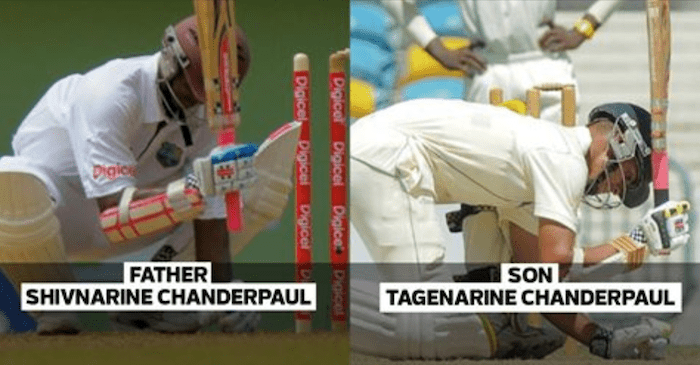 Five father-son pairs who appeared in the same cricket match