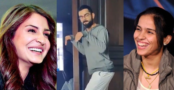 Anushka Sharma shares hilarious video of Virat Kohli imitating a dinosaur; Saina Nehwal reacts