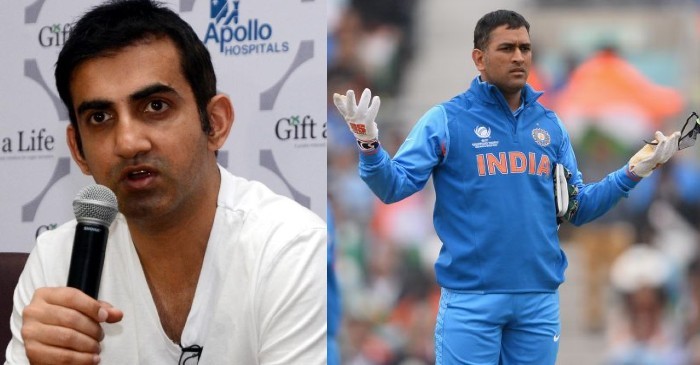 Gautam Gambhir reveals a couple of manifestations when MS Dhoni lost his cool on the field