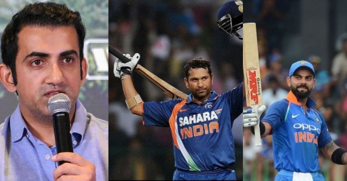 Gautam Gambhir chooses Sachin Tendulkar over Virat Kohli in ODIs