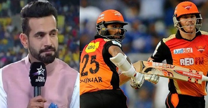 Irfan Pathan disapproves David Warner’s comment about Shikhar Dhawan not wanting to take strike against fast bowlers