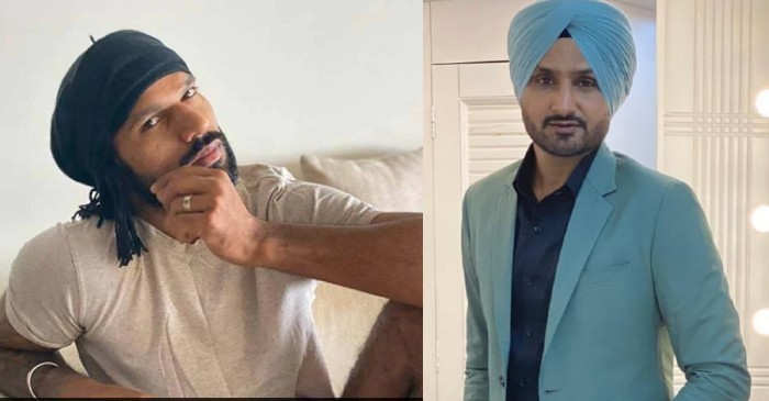 Harbhajan Singh comes up with an interesting nickname of Shikhar Dhawan after latter shares his quarantine look