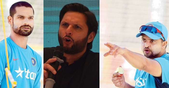 Shikhar Dhawan, Suresh Raina lashes out at Shahid Afridi for his distasteful comments on India