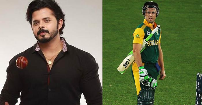 “When he faces me… he gets out every time” – Sreesanth takes a cheeky dig at AB de Villiers