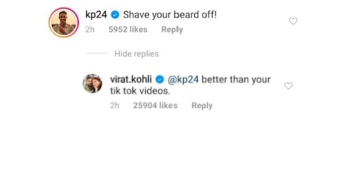Virat Kohli Instagram