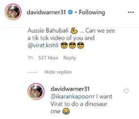David Warner Instagram