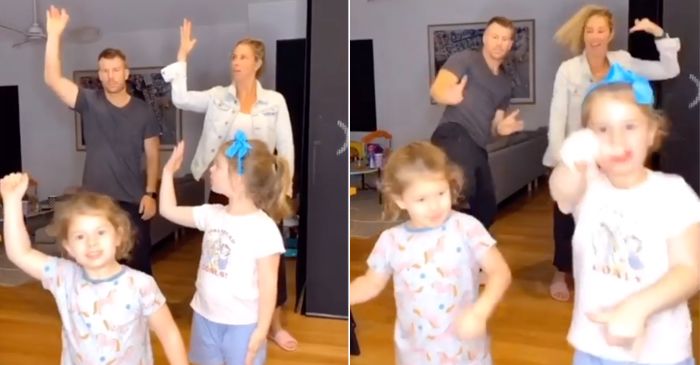 WATCH: David Warner teams up with his family members to perform a ‘Bhangra’