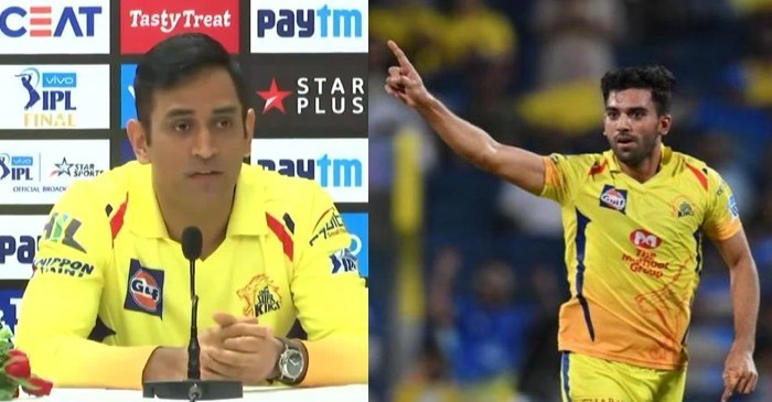 ‘How to get you out?’: MS Dhoni gives a witty reply to Deepak Chahar’s question