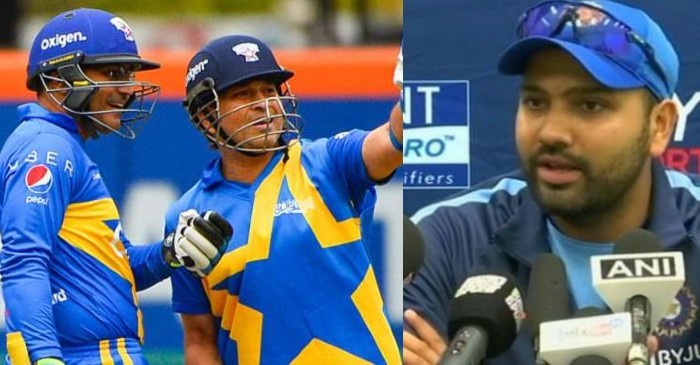 Rohit Sharma responds hilariously when asked to choose between Sachin Tendulkar and Virender Sehwag