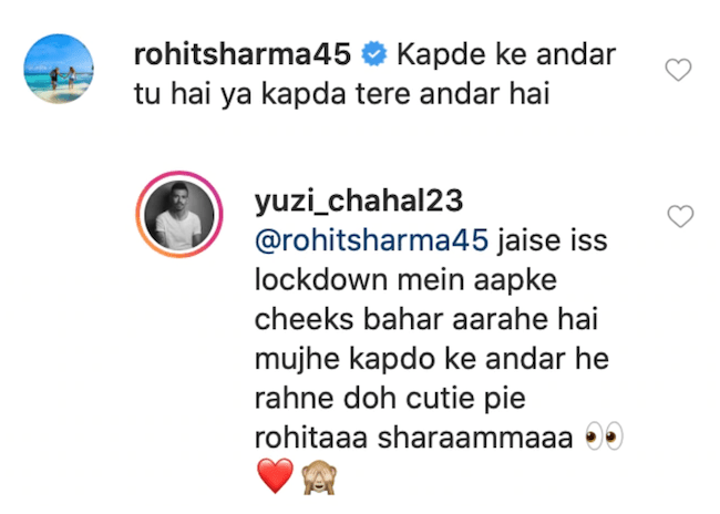 Rohit-Yuzi-Instagram