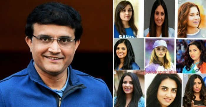 Sourav Ganguly responds hilariously after Harbhajan Singh shares female looks of ex-India cricketers