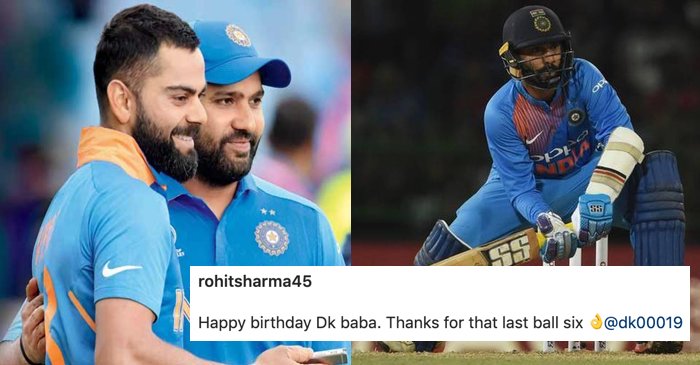 Rohit Sharma, Virat Kohli and other cricketers wish Dinesh Karthik on his 35th birthday