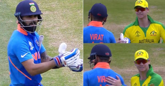 ICC shares video of Virat Kohli’s warm gesture towards Steve Smith at the 2019 World Cup