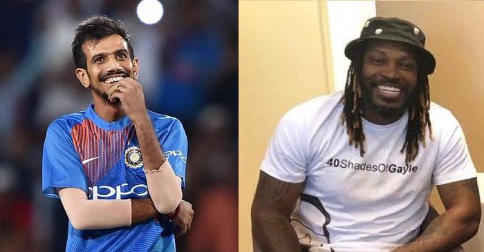 Chris Gayle takes a dig at Yuzvendra Chahal over his bowling, gets a savage reply