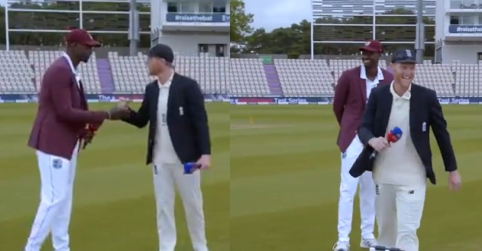 ENG vs WI: WATCH – Ben Stokes forgets ‘social distancing’ norms, goes for a handshake at the toss